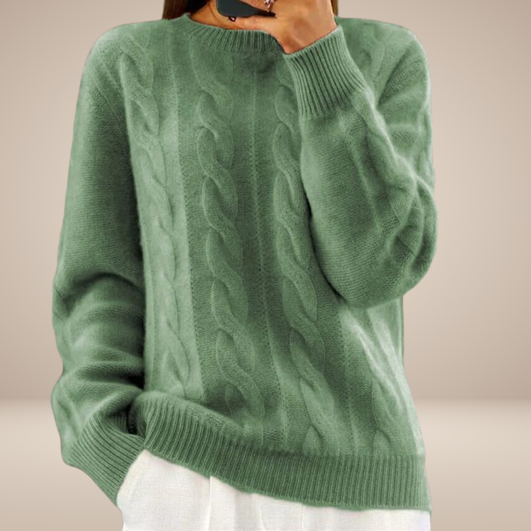Stijlvolle Gebreide Dames Trui – Warm en Comfortabel voor Herfst en Winter