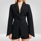 Stijlvolle Dames Blazer met Ceintuur – Elegante & Tijdloze Look