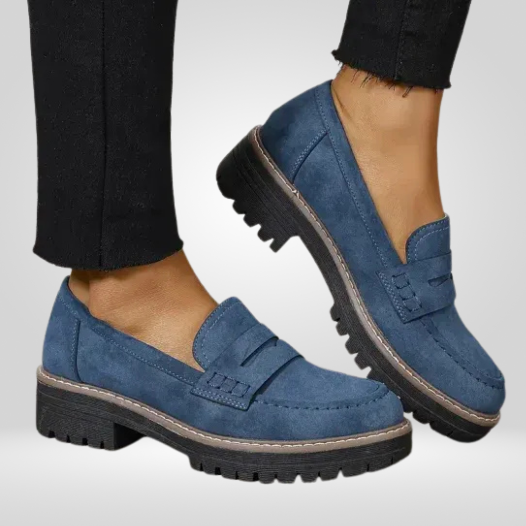 Luxe Dames Instappers – Mocassins van Zacht Suède in Elegante Stijl