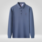 Heren Poloshirt - Lange Mouwen met Borduurwerk, Comfortabel en Ademend