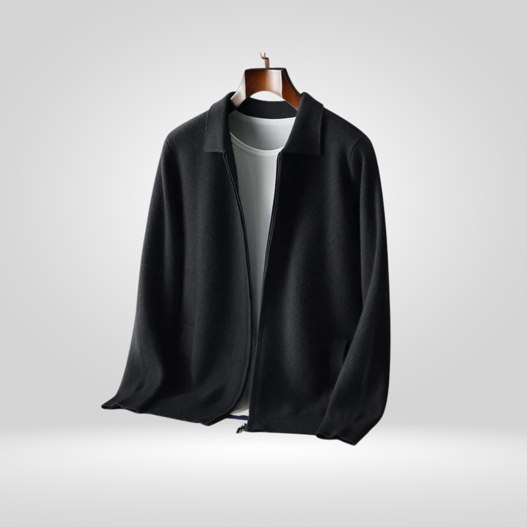 Sainter Heren Full Zip Sweater