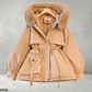 Elegante winterjas voor dames met bont