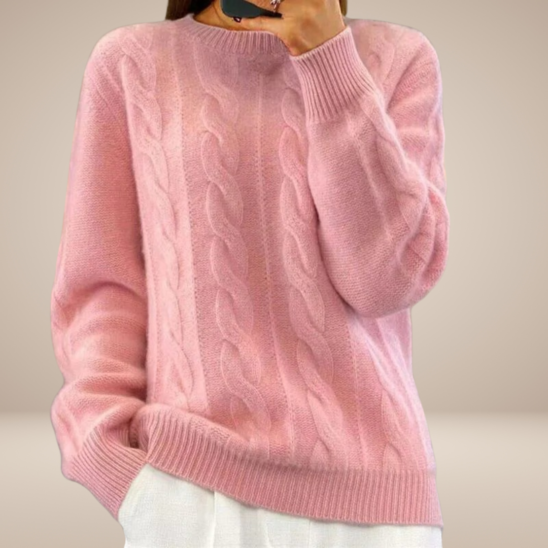 Stijlvolle Gebreide Dames Trui – Warm en Comfortabel voor Herfst en Winter
