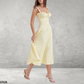 Zomerse Bloemenjurk – Bustier Top, Getailleerde Pasvorm & Elegant Design