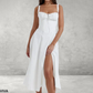 Zomerse Bloemenjurk – Bustier Top, Getailleerde Pasvorm & Elegant Design