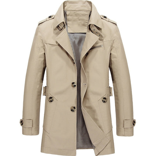 Roland Trenchcoat | Elegante Waterdichte Jas voor de Moderne Man