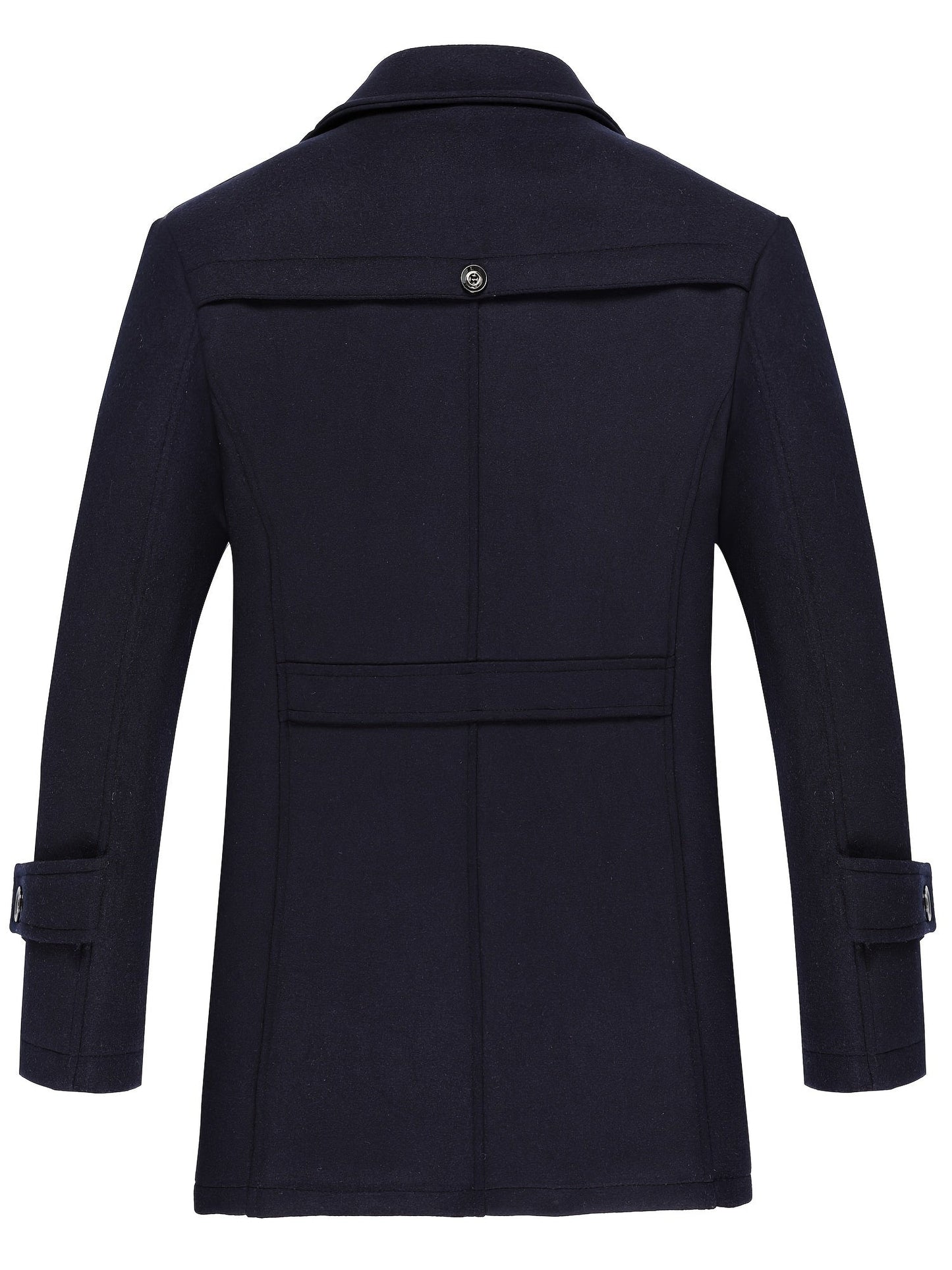 Heren Trenchcoat Design | Elegante Winddichte Winterjas