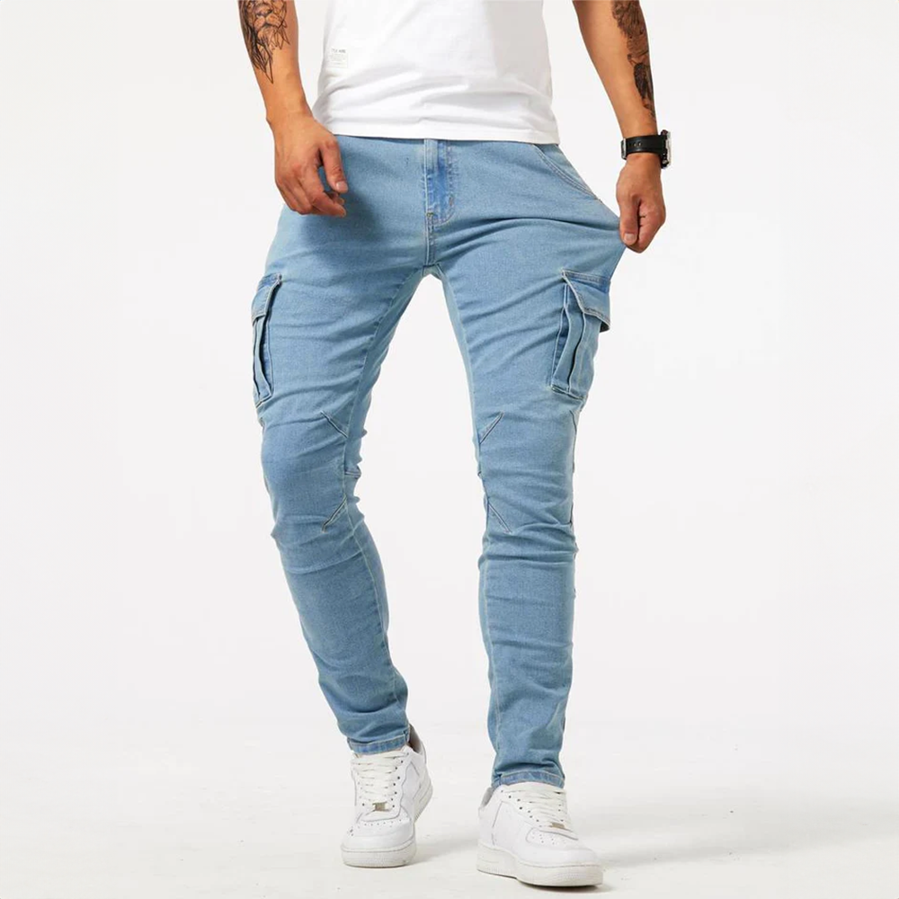 Alex™ Urban Cargo Jeans – Stijlvol en Functioneel voor Elke Avontuur