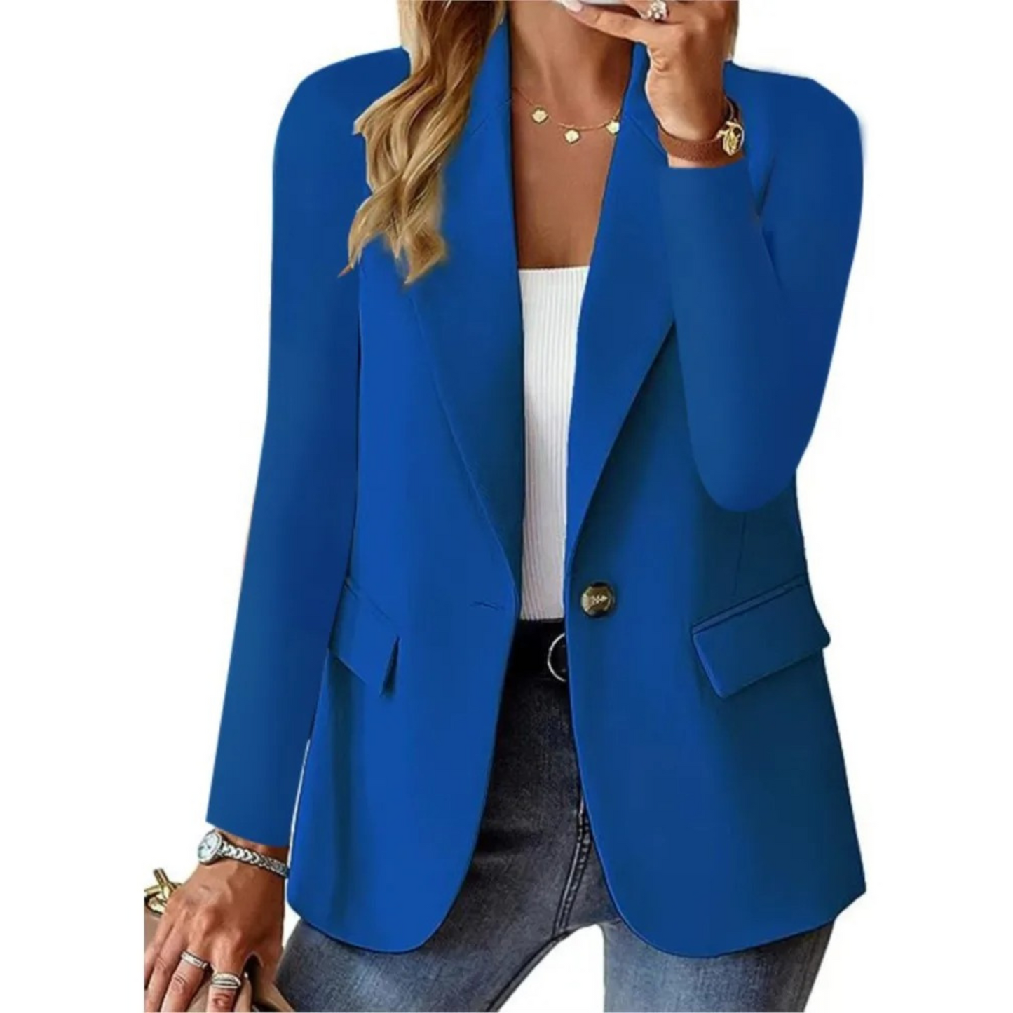 Elegante Dames Blazer – Tijdloos Design voor Elke Gelegenheid