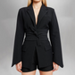 Stijlvolle Dames Blazer met Ceintuur – Elegante & Tijdloze Look