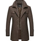 Heren Trenchcoat Design | Elegante Winddichte Winterjas