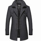 Heren Trenchcoat Design | Elegante Winddichte Winterjas