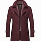 Heren Trenchcoat Design | Elegante Winddichte Winterjas