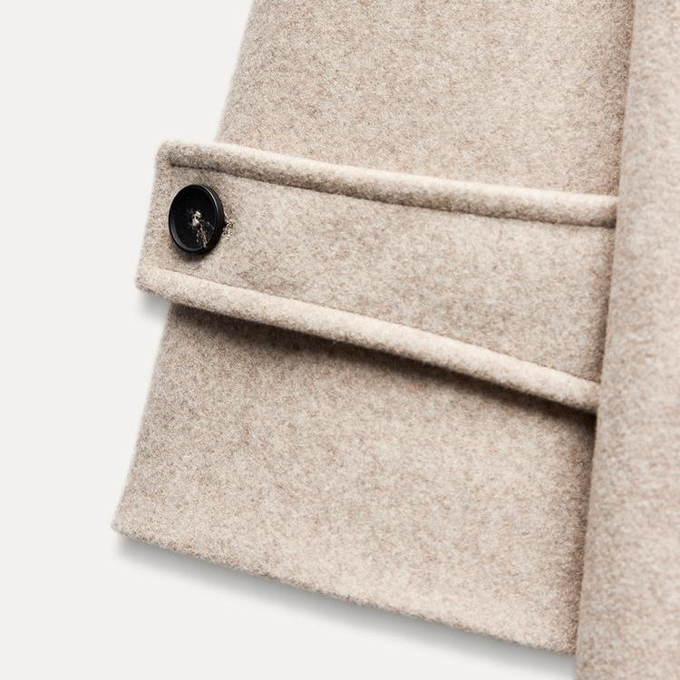 Alexa™ Luxe Wolmix Coat - Functioneel Comfort en Verfijning