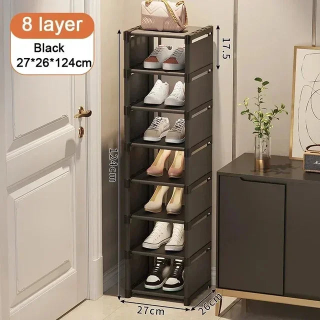 Schoen Organizer | Stapelbare Schoenenrek voor Hoek & Muur