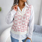 Dames Hartjes vest pullover