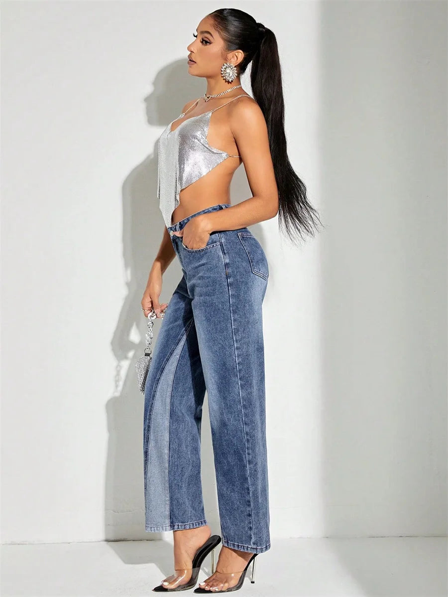 ISABELLE | Vintage Patchwork Mom Jeans