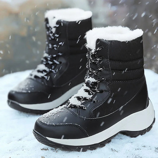 Luna | Winter Enkellaarzen Dames - Warme Outdoor Snowboots