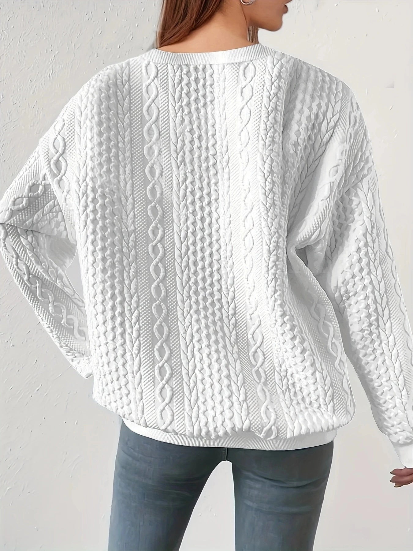 Dames cirkelpatroon pullover