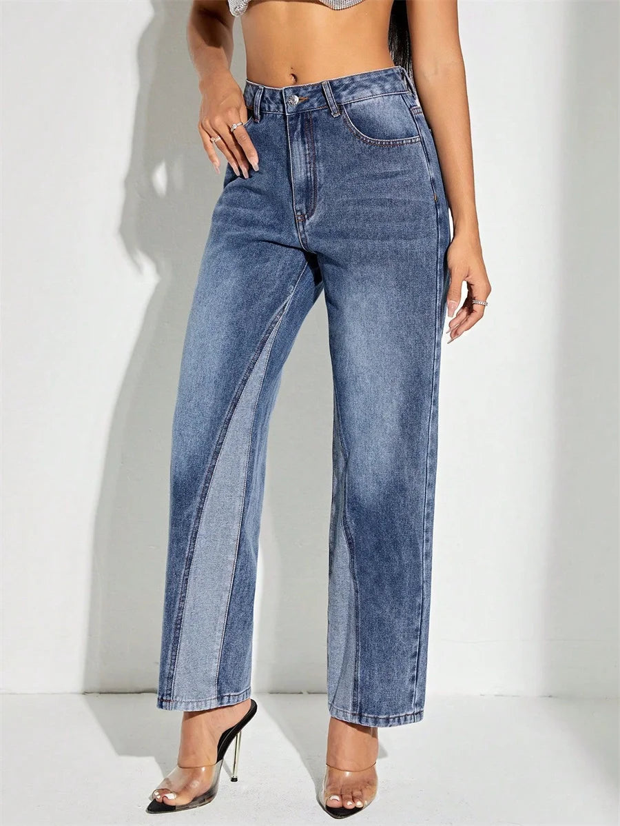 ISABELLE | Vintage Patchwork Mom Jeans