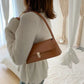 Dames Crossbody Tas – Effen Design voor Schouder en Onderarm