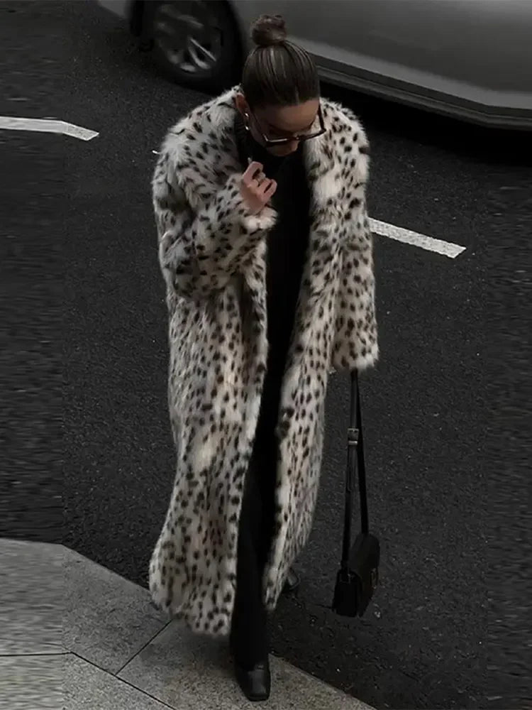 Leopard print Trenchcoat voor dames