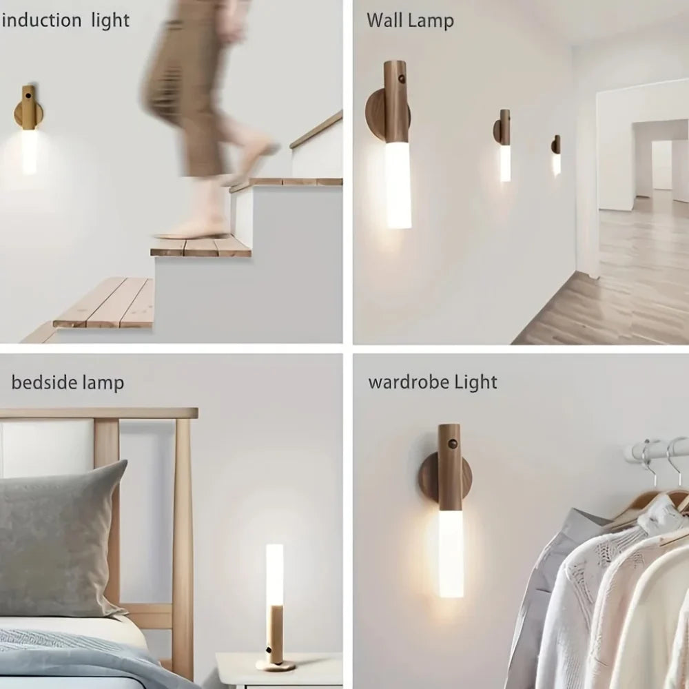 Luna LED Wandlamp | Oplaadbare Magnetische Nachtlamp voor Gang