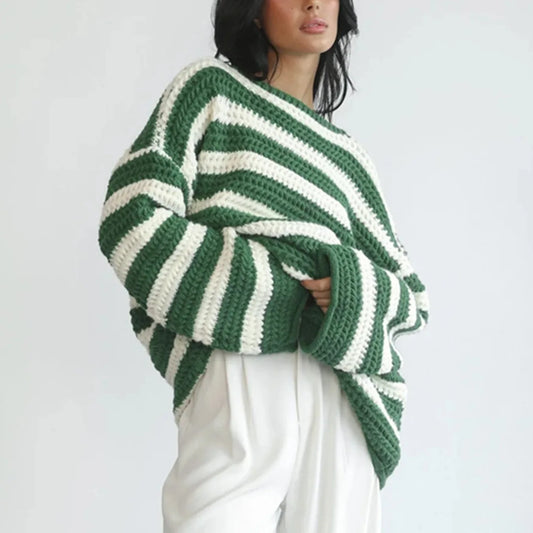 Anita Oversized Gestreepte dames Trui