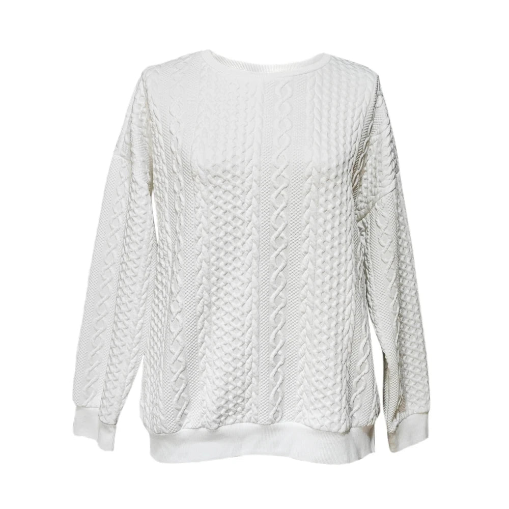 Dames cirkelpatroon pullover