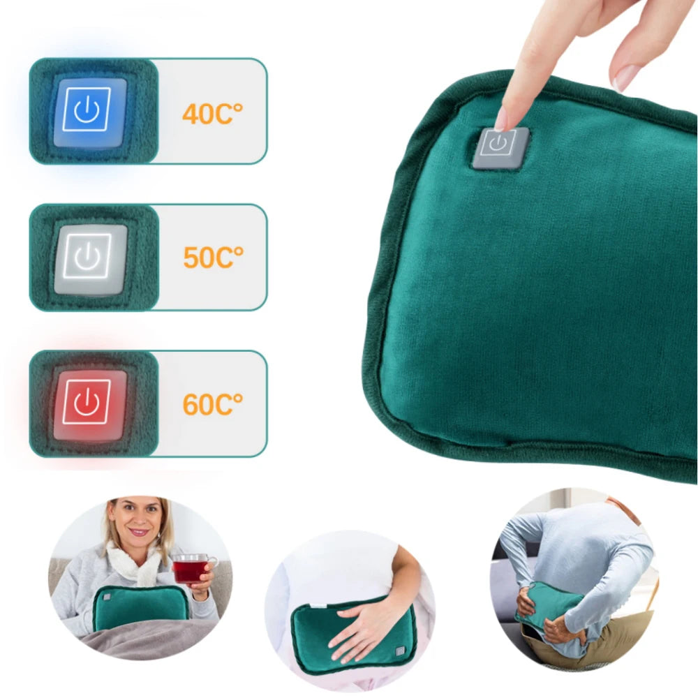 Draagbare USB Hand- en Buikverwarmer - Elektrische Warmtepad