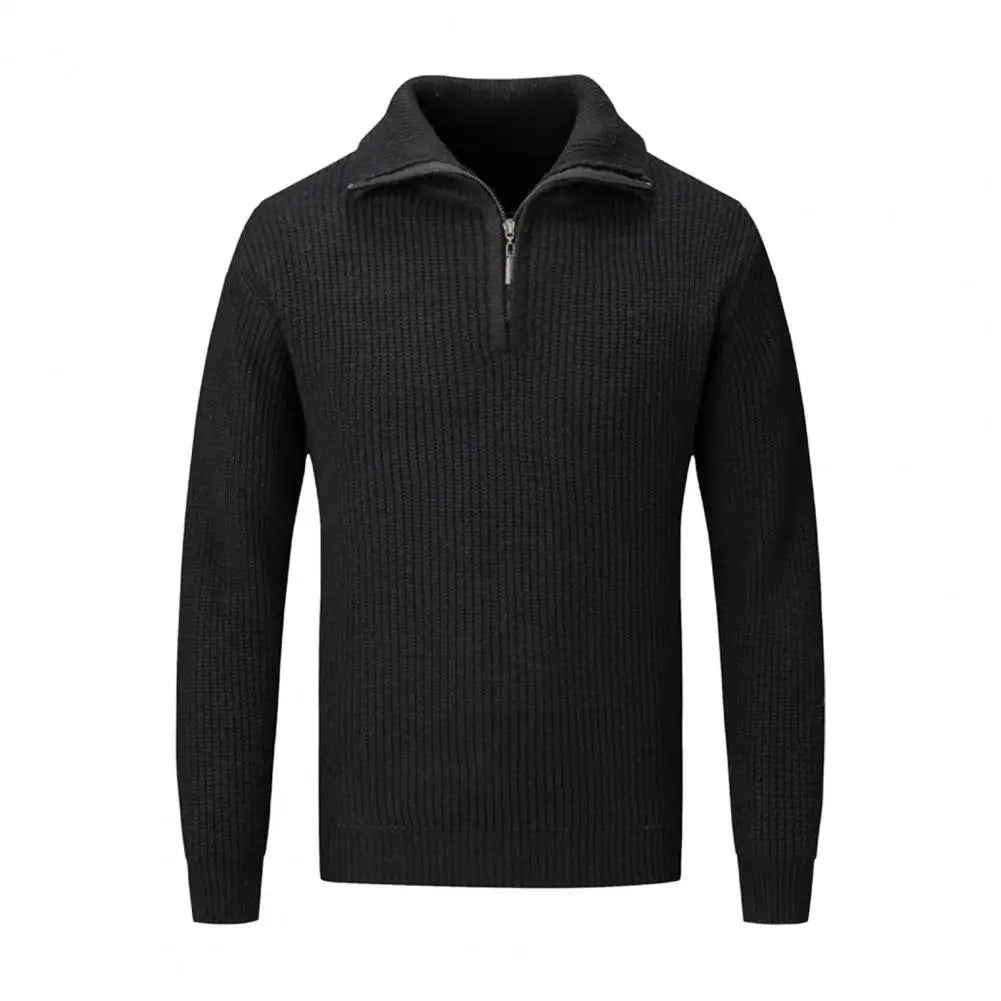 Michel Wollen Half-zip trui voor heren