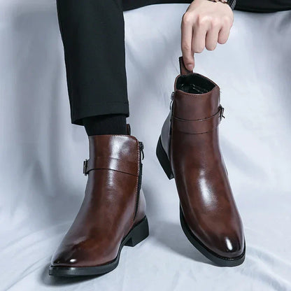 Steve Chelsea Boots voor Heren - Stijlvolle En Comfortabele Laarzen