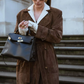 Sibba Suede Trenchcoat voor Dames