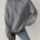 Dames cirkelpatroon pullover