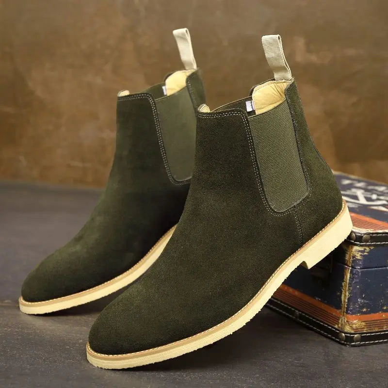 Joris | Retro Suede Chelsea Boots voor Mannen