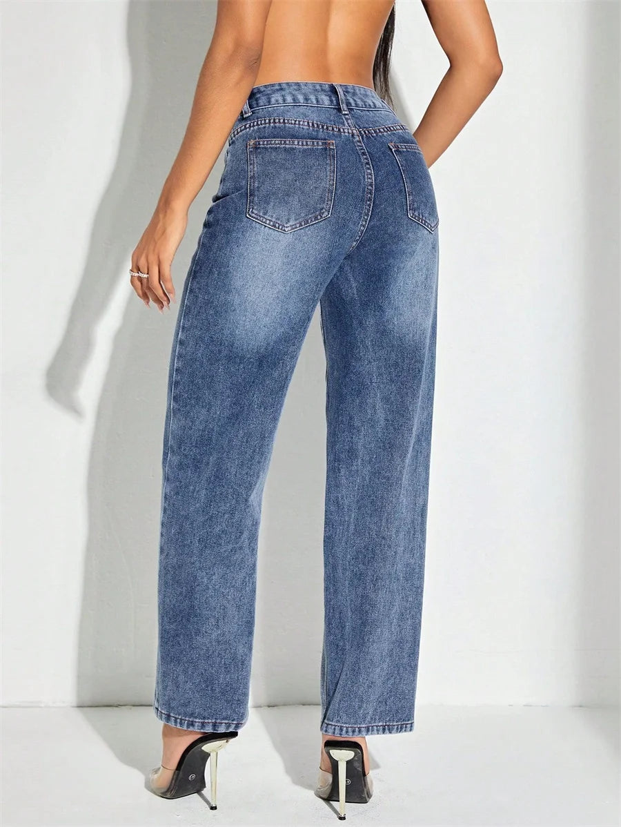 ISABELLE | Vintage Patchwork Mom Jeans