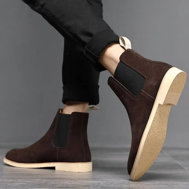 Joris | Retro Suede Chelsea Boots voor Mannen