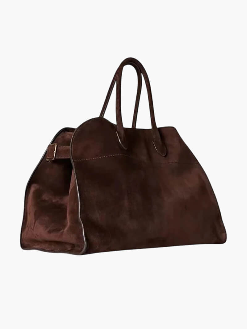 Laurin Vintage tas van Leer en Suede