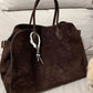 Laurin Vintage tas van Leer en Suede