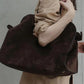 Laurin Vintage tas van Leer en Suede