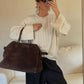 Laurin Vintage tas van Leer en Suede