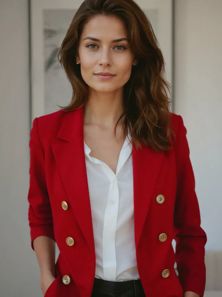 Stijlvolle Dames Blazer – Lichtgewicht Voorjaar & Zomerjas