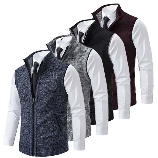 The BuyInk | Jack Casual Vest voor Heren | Luxe Wolmix met Fleece Voering