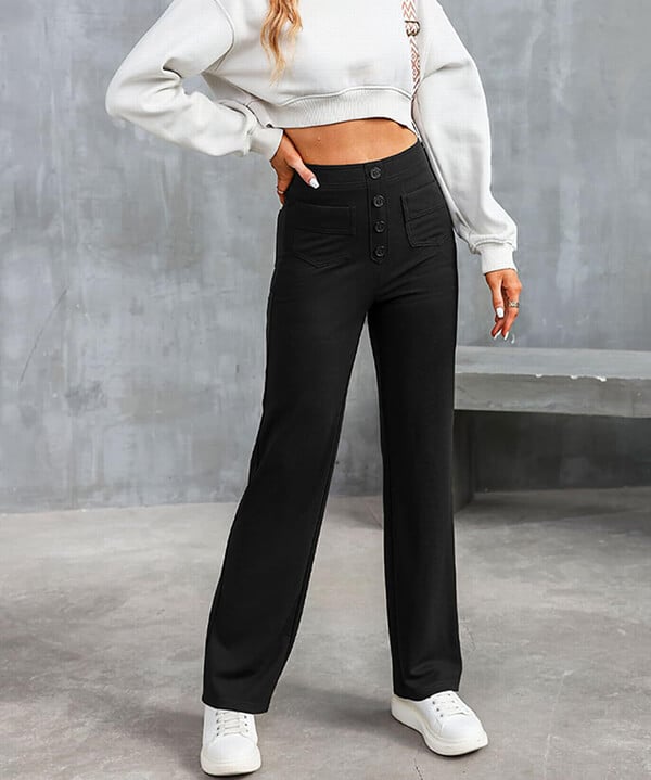 Elastische dames broek