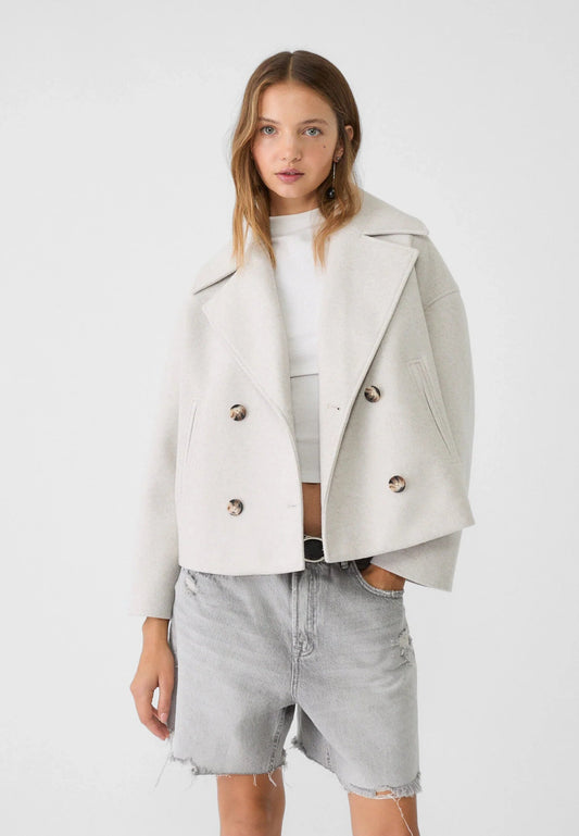 Autumn Vibes Cropped Blazer – Tijdloze Stijl met een Modern Snit