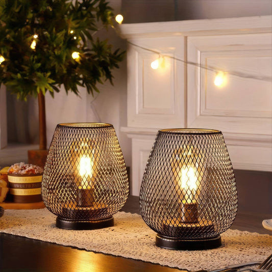 Draadloze LED Tafellantaarn | Luxe, Oplaadbare en Dimbare Lamp